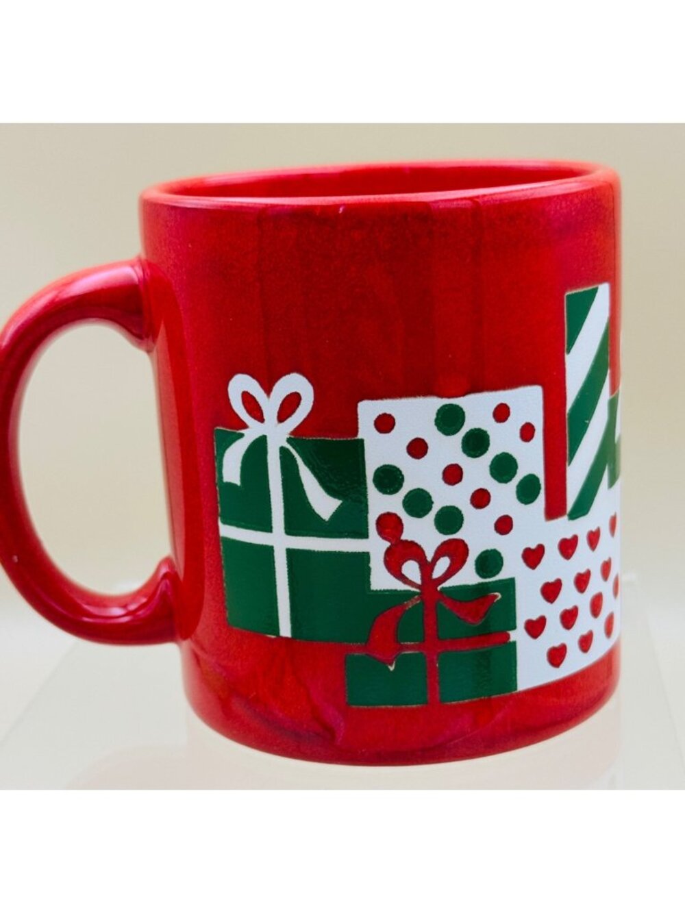 Waechtersbach Presents Packages Red Christmas Mug Made In W. Germany